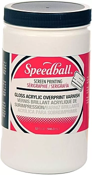 Speedball Glossy Acrylic Overprint Varnish 946ml