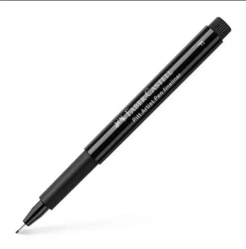 Rotulador Pen F Negro 0,5mm Pitt Artist Pen Faber-Castell