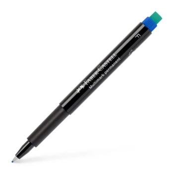 Faber-Castell fijne permanente multimark blauwe marker