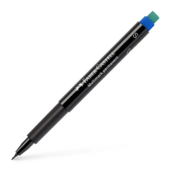 Faber-Castell superfijne permanente multimark blauwe marker