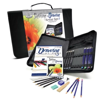 Royal &amp; Langnickel Sketching &amp; Drawing Keep N Carry Fabric Briefcase