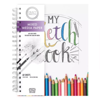 Bloc de dibujo Rise, shine and design Craft Smith 19x23cm