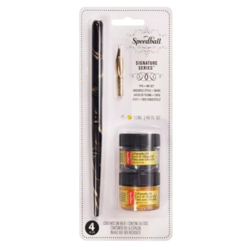 Set de caligrafía Gold & Silver Signature Series Speedball
