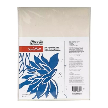 Papel fino para grabado Speedball 23x30cm (25 hojas)