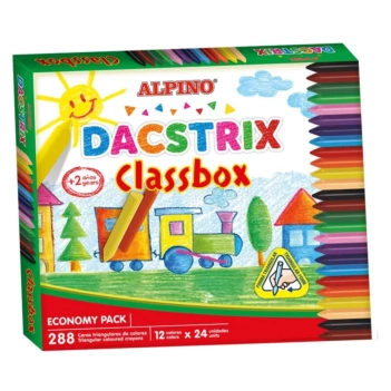 Set 288 ceras de colores Dacstrix ClassBox Alpino