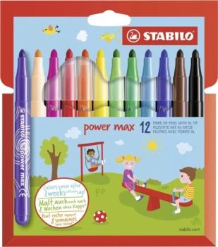STABILO Power Max set de 12 feutres
