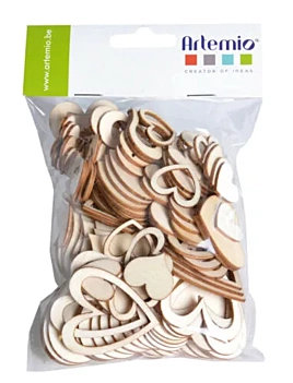 Die Cuts de Madera Corazones Artemio