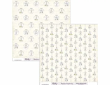 Papel Papel SCP-031 Figuritas Dayka 30x30cm