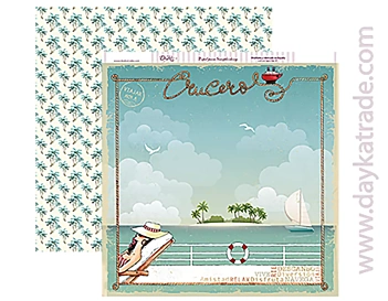 Papel SCP-155 Crucero Vacaciones Dayka 30x30cm