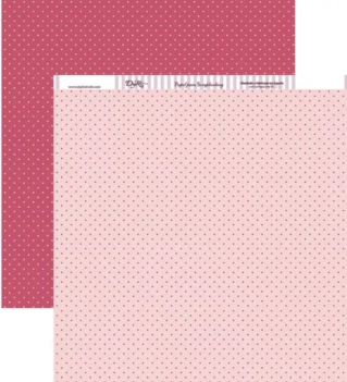 Papel Comunión niña fondo puntos rosa 30x30cm Dayka