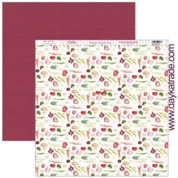 Papel Verduras La cocina me encanta Dayka 30x30cm SCP-356