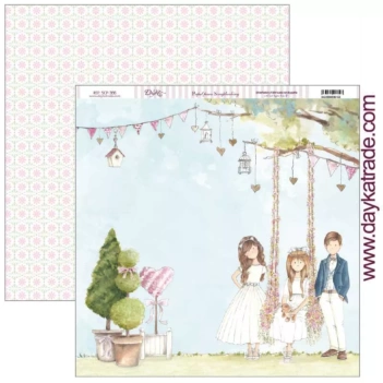 Papel Celebración niña Dayka 30x30cm