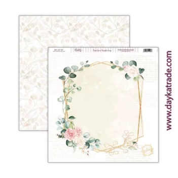 Dayka Trade Paper SCP-497 Newlyweds Flower Frame 30x30cm
