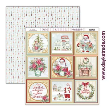 Dayka Trade SCP-515 Paper Christmas Labels Christmas Secrets 30x30cm