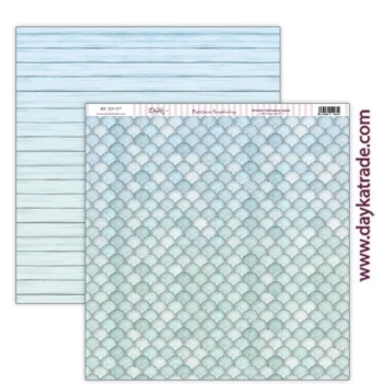 Papel Conchas Mensaje en una Botella Dayka 30x30cm