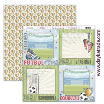 Papel SCP-654 Equipo Pasión por el Fútbol Dayka 30x30cm