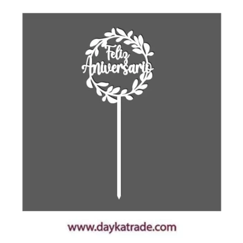 Dayka Trade Espeto Happy Anniversary 20cm
