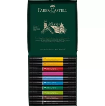Faber-Castell Set of 10 Pitt Artist Pens Dual 