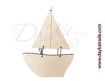 Dayka Trade Wooden Sailing Boat 30x20cm