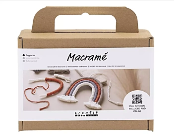 Creativ Company Rainbow Macramé Mini Craft Kit