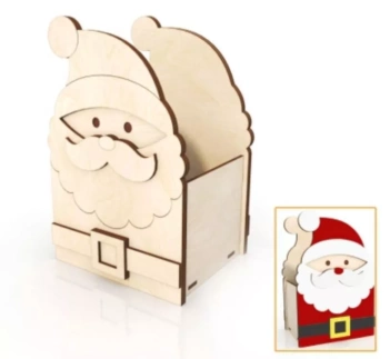 Artiwood Santa Claus napkin holder Artiwood 20x10cm