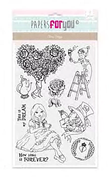 SUPER DEAL **50%** PapersForYouClear Stamps #03 Magic Wonderland 
