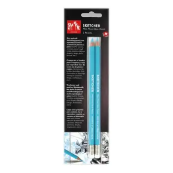 Caran d’Ache Sketcher Set 2 nicht reproduzierbare Bleistiften Blau 