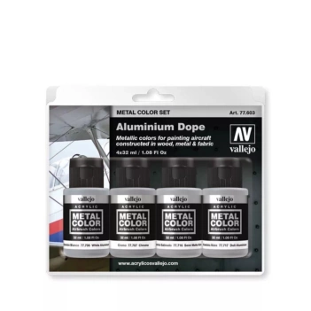 Pintura para Modelismo Aluminio 701 Metal Color Vallejo 32ml