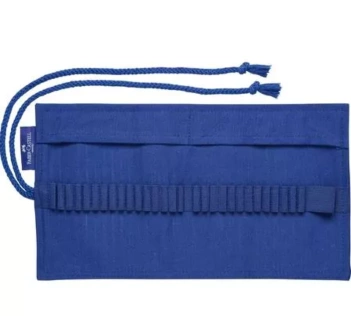 Custodia avvolgibile in tessuto blu Goldfaber Faber-Castell