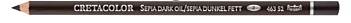 Cretacolor Box of 3 Sepia Oily Pencils 463 52 Dark Sepia