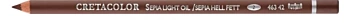 Cretacolor Box of 3 Sepia Oily Pencils 463 42 Sepia Light