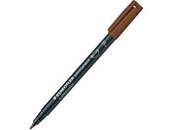 Marker permanentny Staedtler Lumocolor F w kolorze sepii