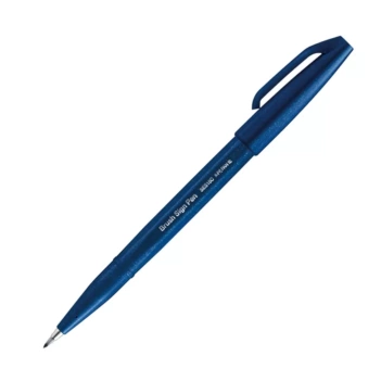 Rotulador Sign Pen Brush Blue Violet Pentel
