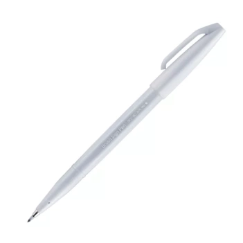 Rotulador Sign Pen Brush Light Grey Pentel