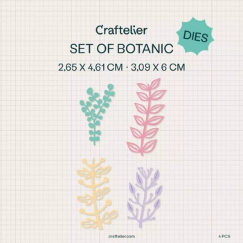 Set de Troqueles Botánica Mi Tienda de Arte