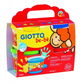 Set 4 Pintura de Dedos Giotto Be-bè Giotto