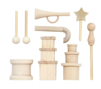 Set de Accesorios Pequeños de Madera Creativ Company