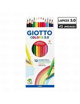 Set 12 Giotto coloured pencils 3.0