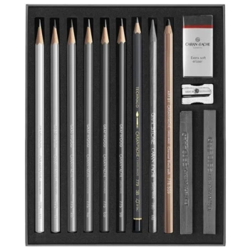 Set 14 piezas para dibujo Caran D'Ache