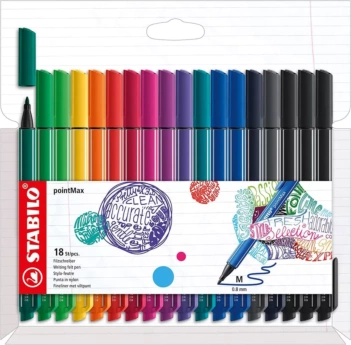 Set 4 rotuladores pastel PointMax Stabilo