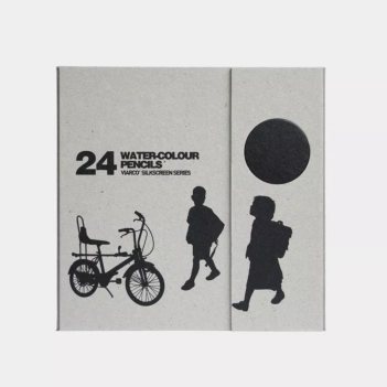 Set 24 lápices de colores acuarelables Meninos Silkscreen ArtGraf