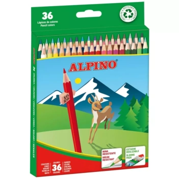 Set 36 Lápices De Colores Alpino