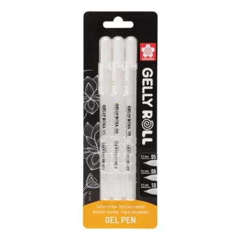 Bolígrafo Gelly Roll 08 Blanco Sakura