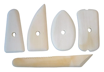 Set 5 medias lunas de madera Talens