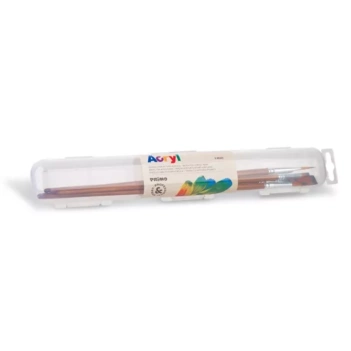 Caja 12 pastillas acuarela metalizadas y pincel Primo
