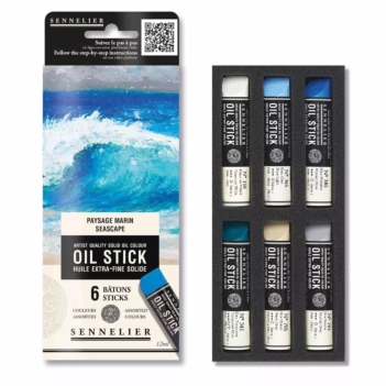 Set 6 Pasteles al óleo minis Seascape Sennelier