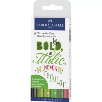 Set de 4 rotuladores Pitt Artist Hand Lettering