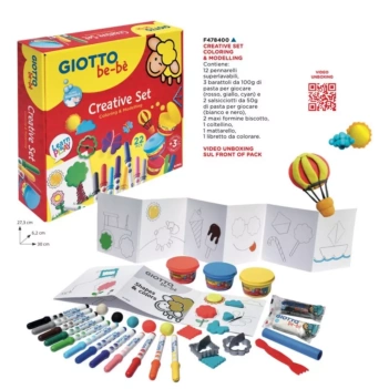Set Creativo per Modellare e Colorare per Bambini Giotto Be-Bè