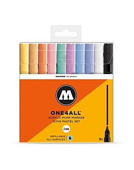 Set de 10 rotuladores Básicos Acrílicos One4all 127HS Molotow