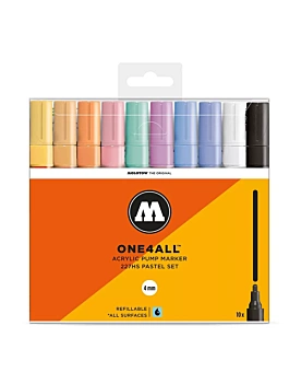 Set de 10 rotuladores Básicos Acrílicos One4all 227HS Molotow